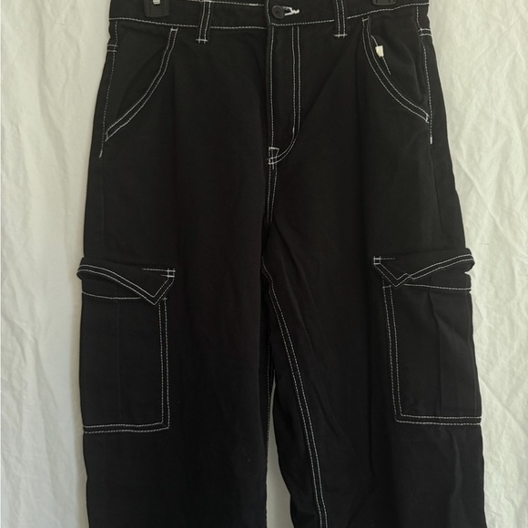 H&M TWILL CARGO PANTS Size 4 - Picture 9 of 13